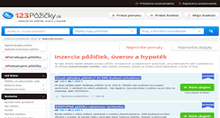 Desktop Screenshot of 123pozicky.sk