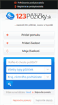 Mobile Screenshot of 123pozicky.sk